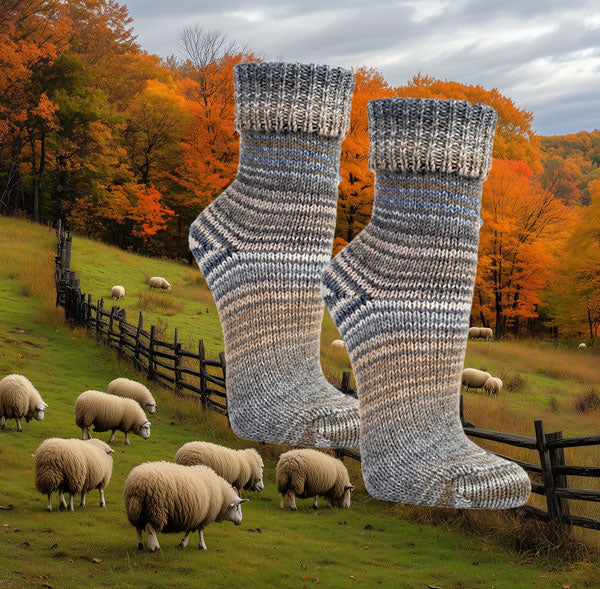 Wollsocken Skandinavien-Style | AKTION | 2 Paar | Art. 2198