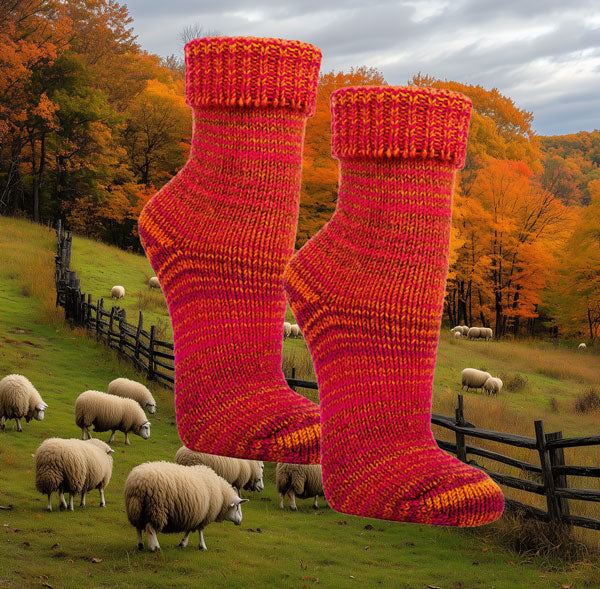 Wool socks Scandinavian style | 2 pairs | Art. 2198