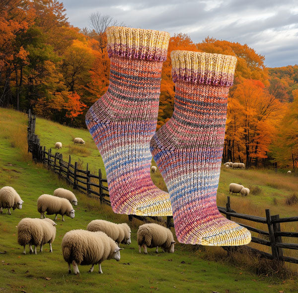 Wollsocken Skandinavien-Style | AKTION | 2 Paar | Art. 2198