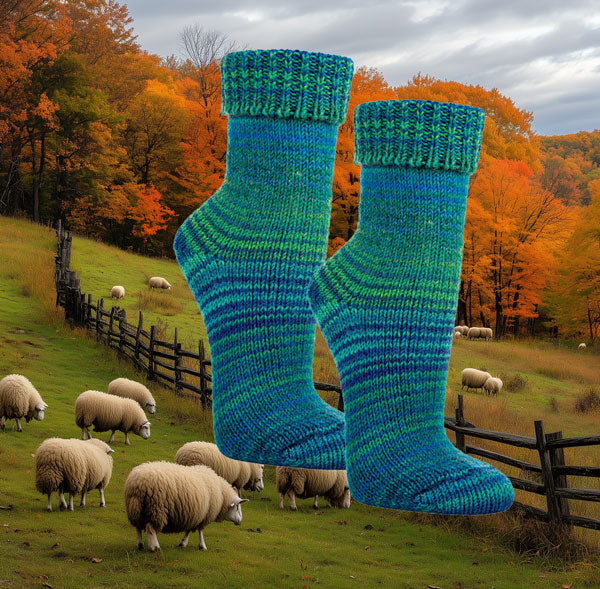 Wool socks Scandinavian style | 2 pairs | Art. 2198