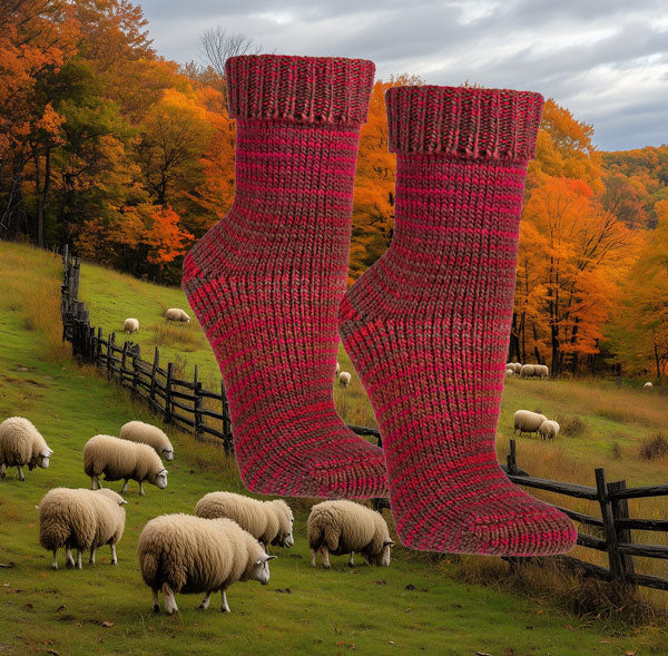 Wool socks Scandinavian style | 2 pairs | Art. 2198