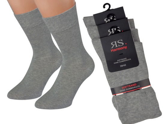 Harmony men's socks silver | 3 pairs | Art. 31218