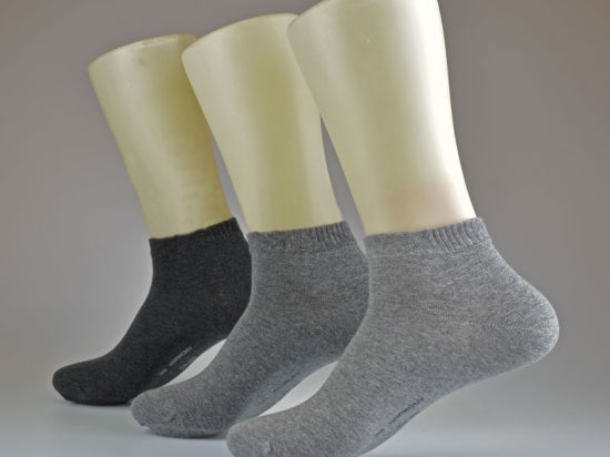 Harmony sneaker short socks | Silver | 3 pairs | Art. 35201