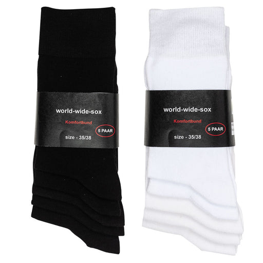 World-Wide-Sox | AKTION | weiss |  5 Paar | Art. 41021