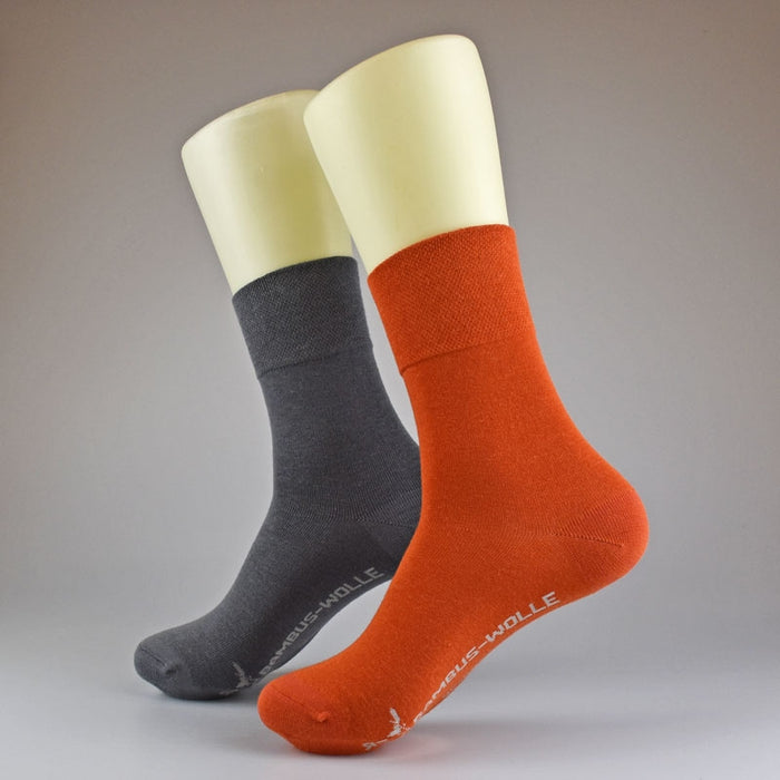 Bamboo socks colored with wool | 2 pairs | Art. 43361