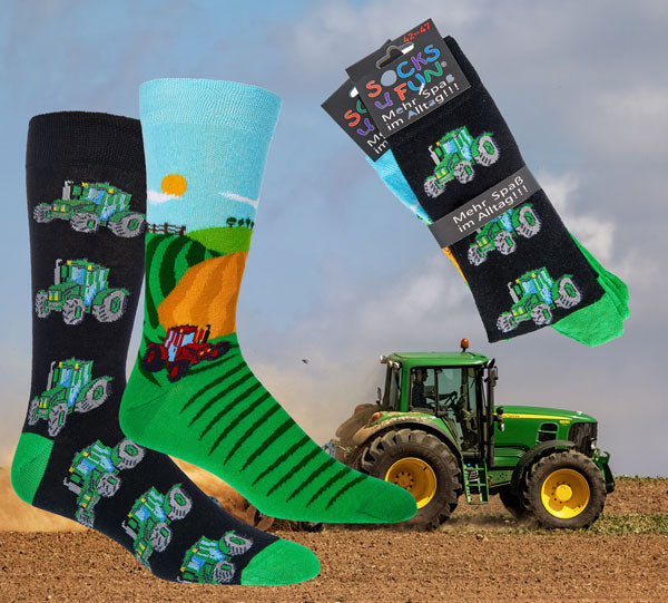 Geschenkset 2 Paar Motivsocken mit Salz