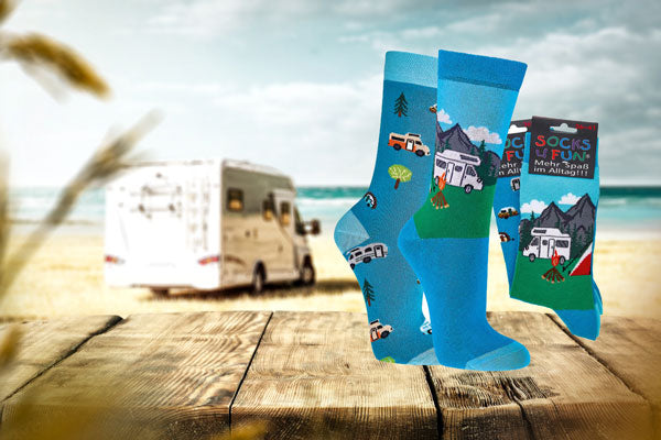 Geschenkset 2 Paar Motivsocken mit Salz