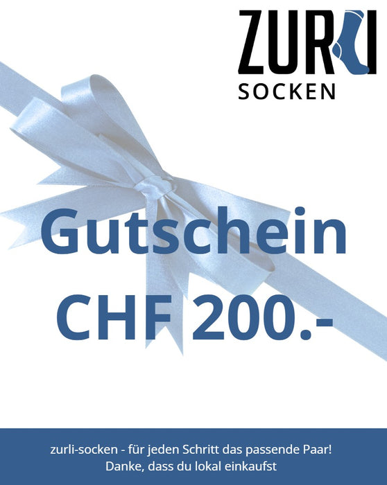 zurli-socken.ch Gift Voucher | Gift Certificate