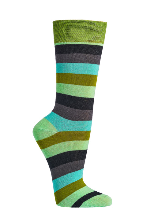 Trendsocken Bio Baumwolle gestreift  | 2 Paar | Art. 2689