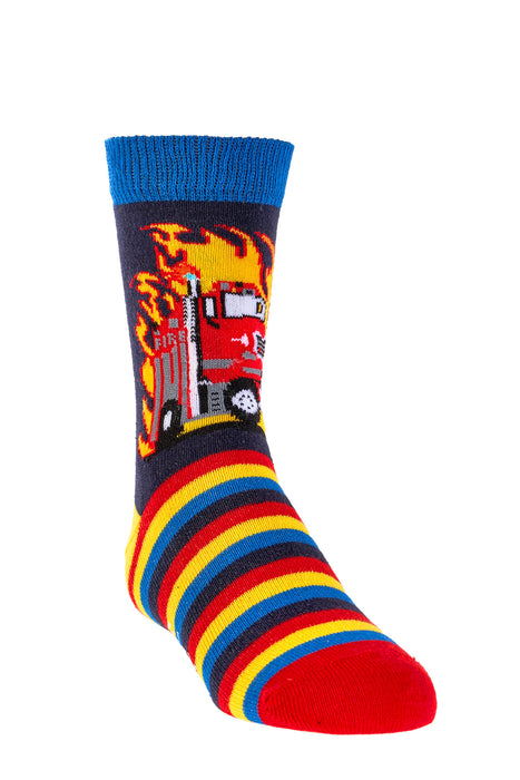 Kinder Feuerwehr Motivsocken | 3 Paar | Art. 3189-5