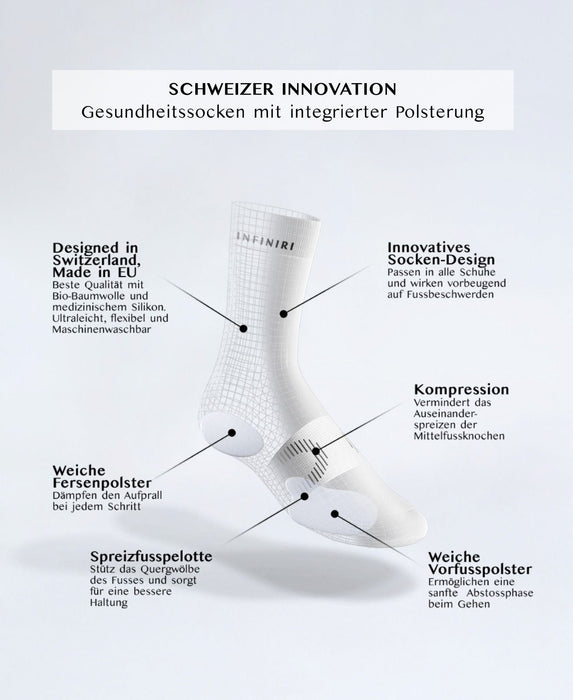 INFINIRI Gesundheitssocken | 1 Paar