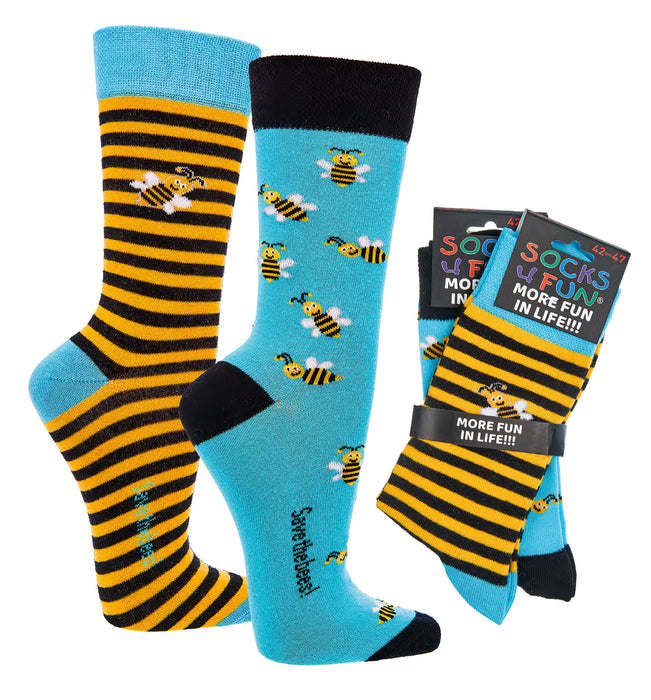 "Bienen" Motivsocken | 2 Paar | Art. 6209.29