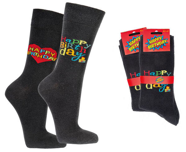 Happy Birthday Socken | 2 Paar | Art.  6209.04