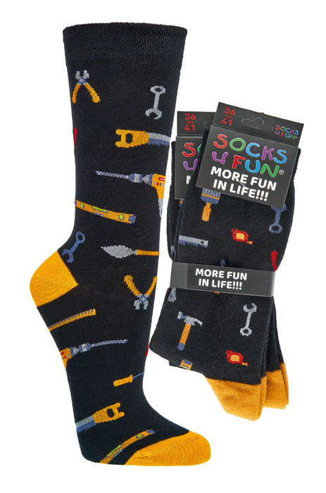 "fleissige Handwerker" Motivsocken | 2 Paar | Art. 6209.51