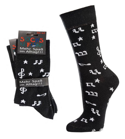 Musiknoten-Socken | 2 Paar |  Art. 6209.09