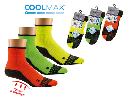 Coolmax Neon Sportsocken | 1 Paar | Art. 6945