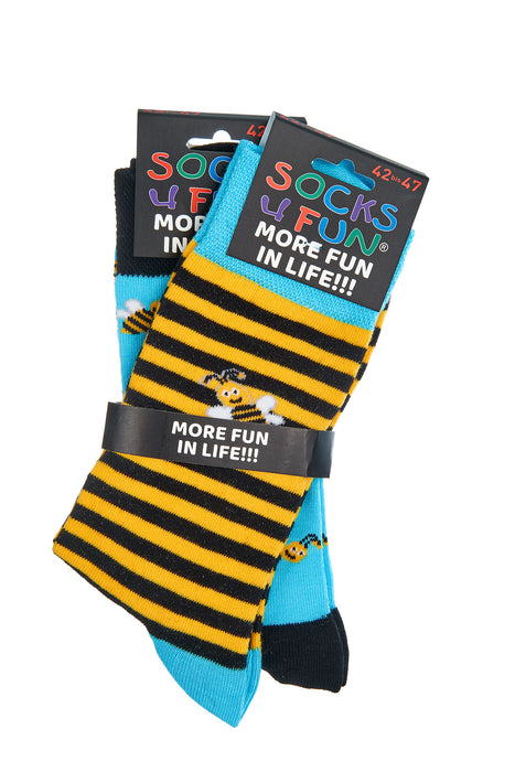 "Bienen" Motivsocken | 2 Paar | Art. 6209.29