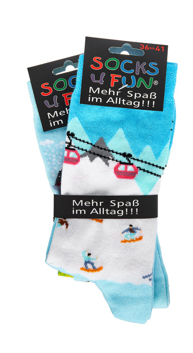 "Wintersport" Motivsocken | 2 Paar | Art. 6209.57