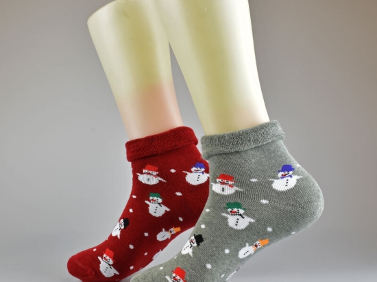 Umschlagsocken Schneemann | 2 Paar | Art. 12785