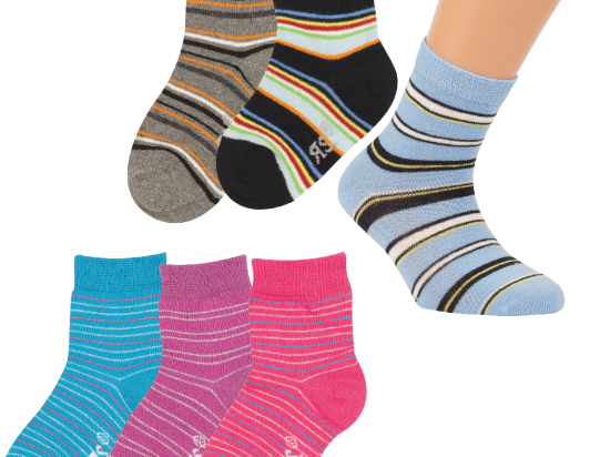 Kids Socken Streifen | AKTION | 3 Paar | Art. 20816