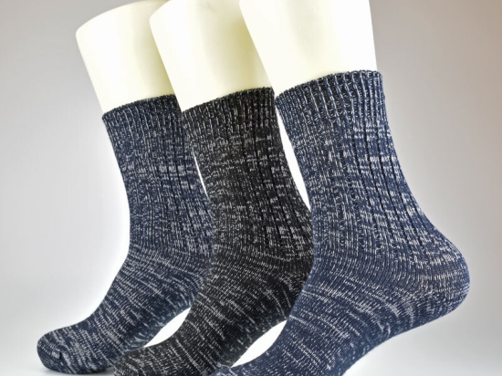 Baumwoll-Jeans Socken dunkel | 3 Paar | Art. 31023