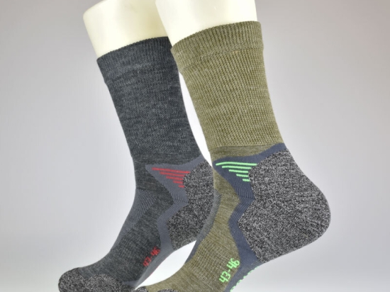 Funktions-/Trekking-Socken mit Merinowolle | 1 Paar | Art. 6514