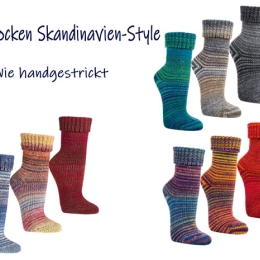 Wollsocken Skandinavien-Style | 2 Paar | Art. 2198