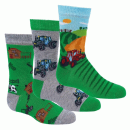 Traktor Motivsocken | 3 Paar | Art. 3189