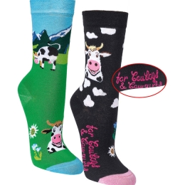 Kühe - Motivsocken | 2 Paar | Art. 6209.99